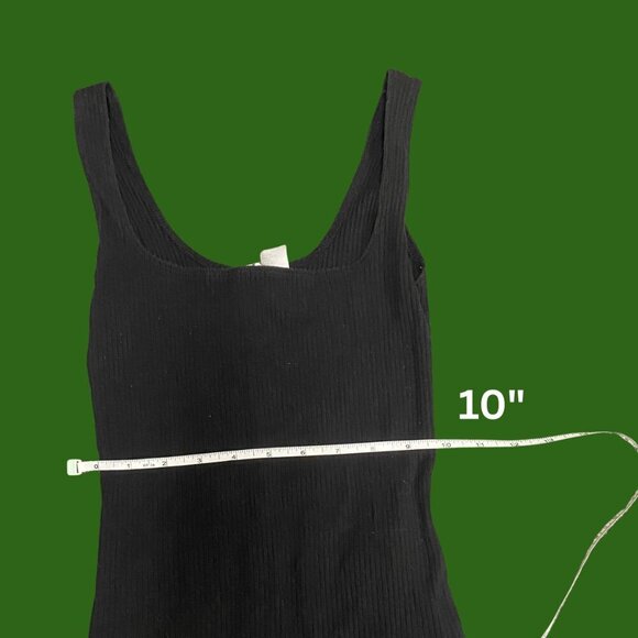 ✨ H&M Divided Black Ribbed Bodysuit | Women’s XS - Picture 4 of 6